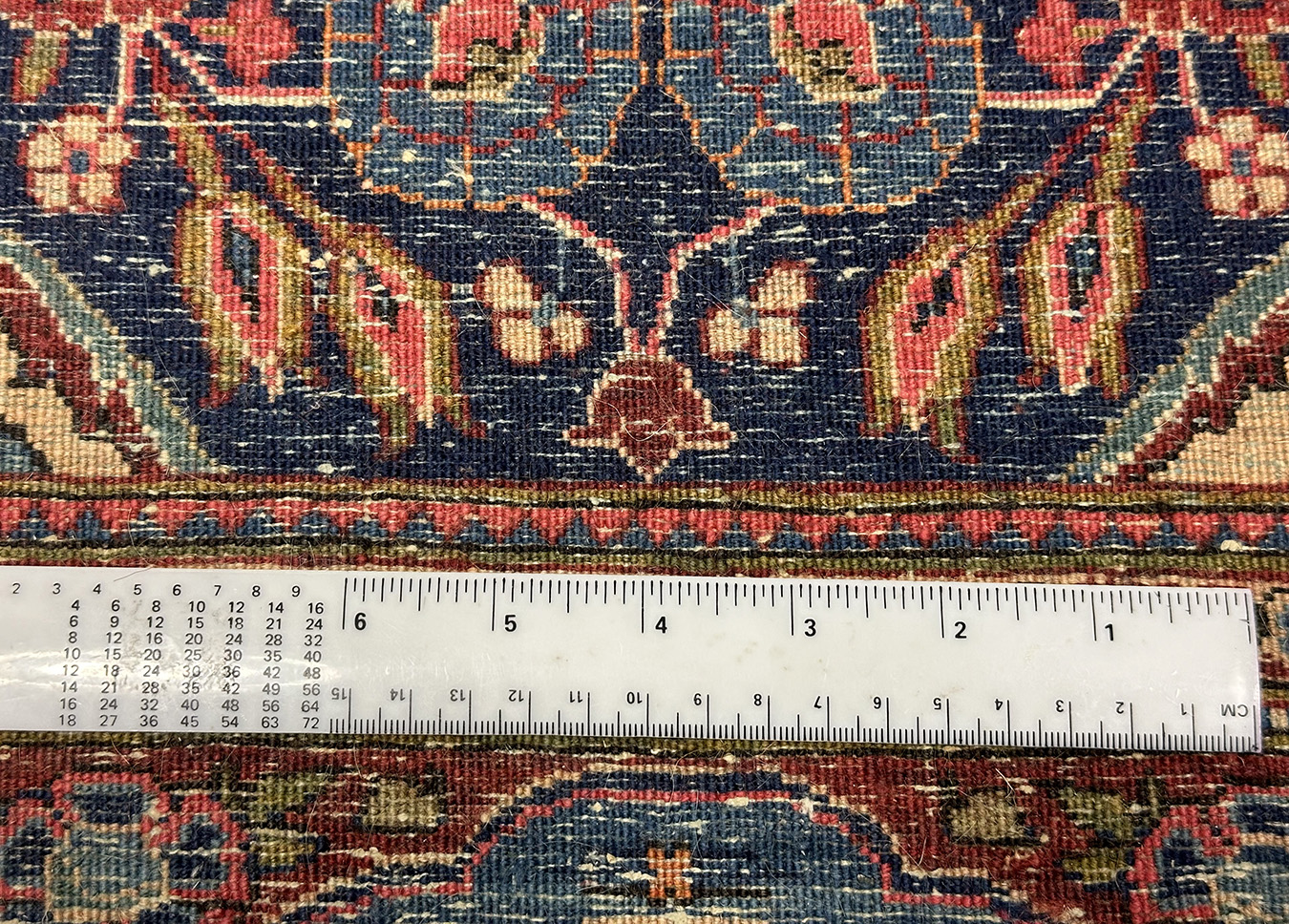 PERSIAN VINTAGE KASHAN PICTORIAL 4.3 X 7.1 - Image 6
