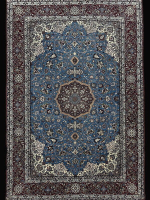 PERSIAN VINTAGE ISFAHAN SIGNED  5.1 X 8.1