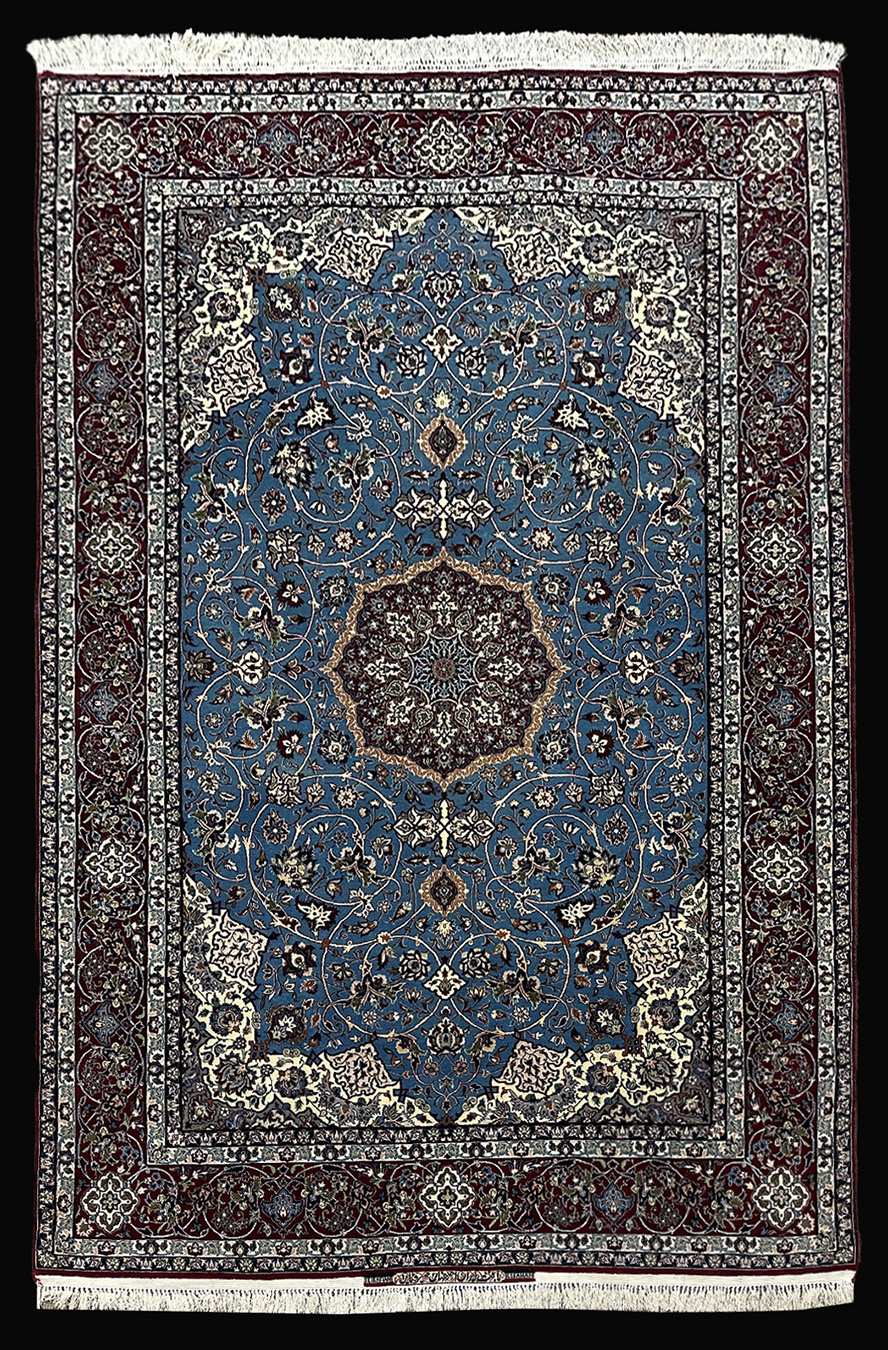 PERSIAN VINTAGE ISFAHAN SIGNED 5.1 X 8.1