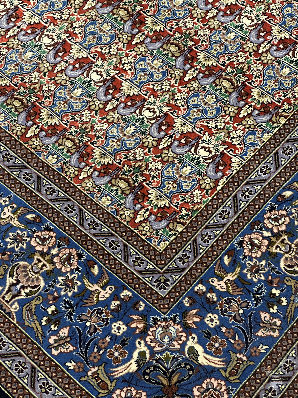 PERSIAN VINTAGE ISFAHAN SIGNED DARDASHTI 5 X 7.9 - Image 5