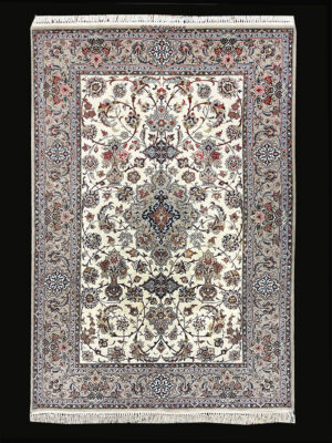 PERSIAN VINTAGE ISFAHAN MOHAMED ALI ENTESHARI 3.7 X 5.7