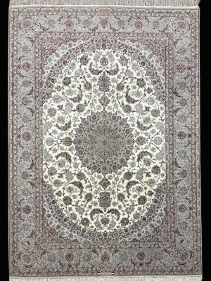 PERSIAN VINTAGE ISFAHAN "DAVARI"  8.6 X 11.6