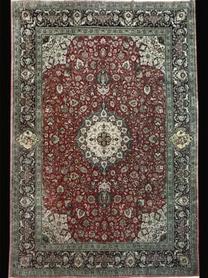 PERSIAN MASTERPIECE TABRIZ SIGNED POURNAMI 8.7 X 11.6